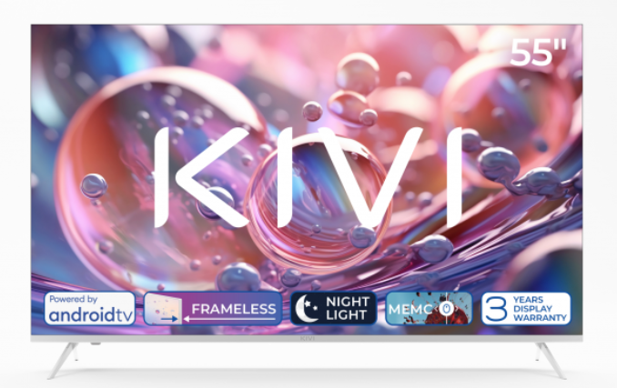 Телевізор KIVI 55" UHD Android TV Black (55U760QW)